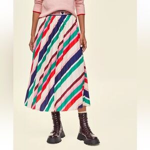 NWT Women's Minnie Majorette Pleated Midi Skirt - XS, S, M